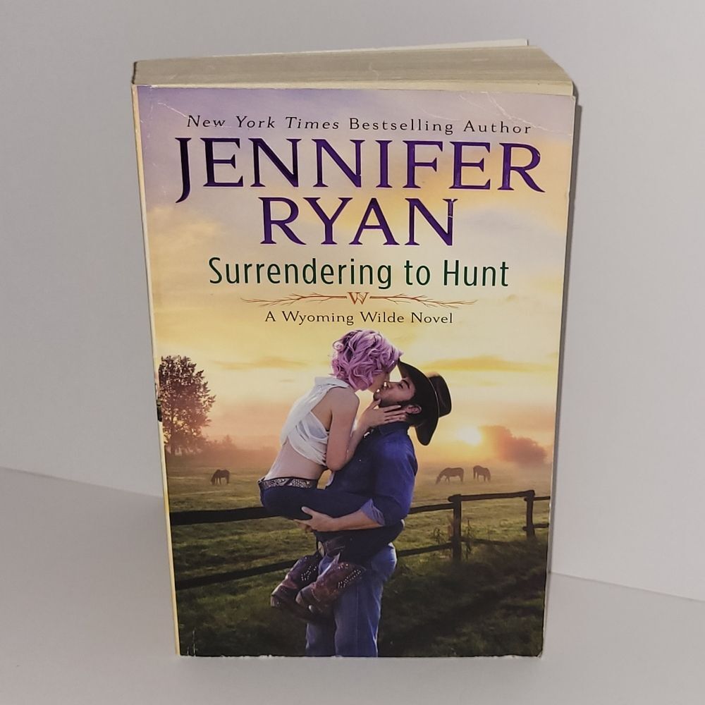 An Avon Romance Surrendering To Hunt By Jennifer Ryan Paperback Novel